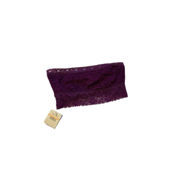 🆕 Free People Purple Lace Bandeau - Women’s Size Small - Picture 1 of 7